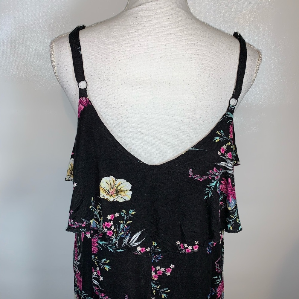 Torrid Plus Size Fluted Floral Maxi Dress Plus 1X - Picture 6 of 6